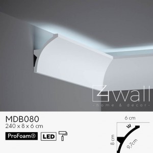 Listwa oświetleniowa sufitowa MDB080 8